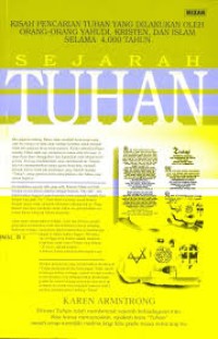 Sejarah Tuhan : kisah pencarian Tuhan yang dilakukan oleh orang-orang Yahudi, Kristen, dan Islam selama 4.000 tahun  (e-book)