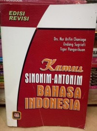 Image of Kamus sinonim - antonim bahasa indonesia